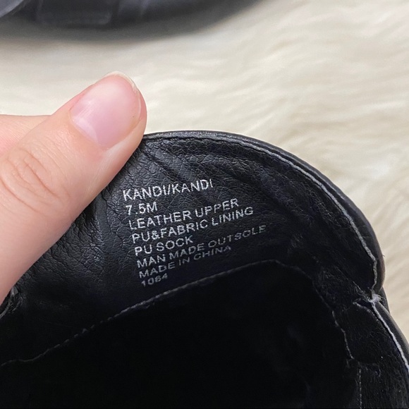 Steve Madden Black Leather Horsebit Loafers Mules - Picture 8 of 9